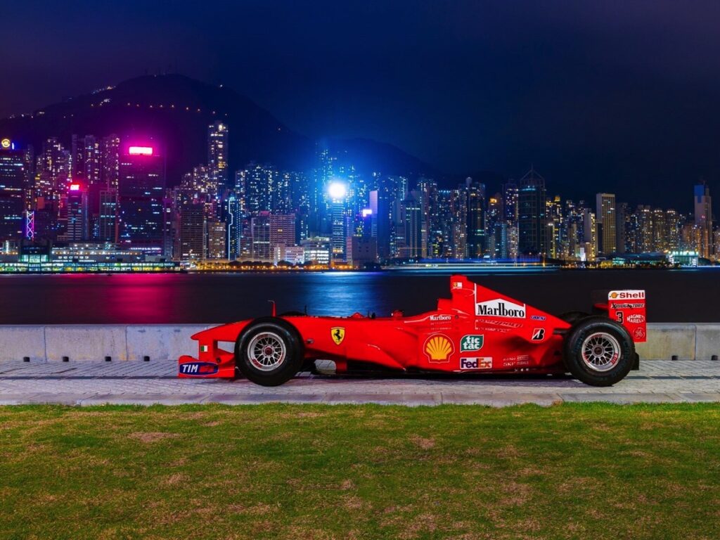 L’asta della Ferrari F1-2000 del primo mondiale di Schumacher