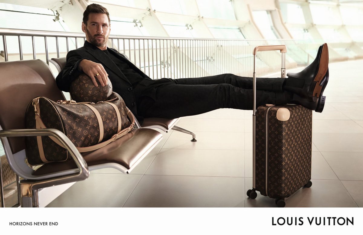 Lionel Messi Travel Louis Vuitton