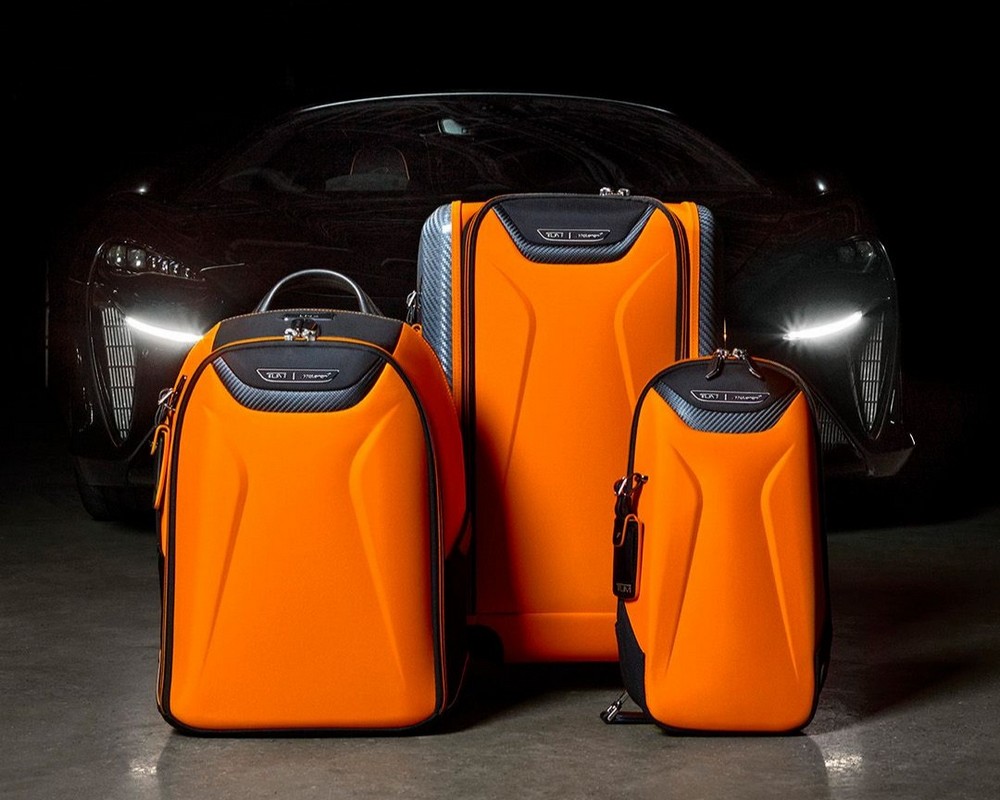 Tumi McLaren collezione 60 Anniversario: la campagna “Unpack Tomorrow” con Lando Norris