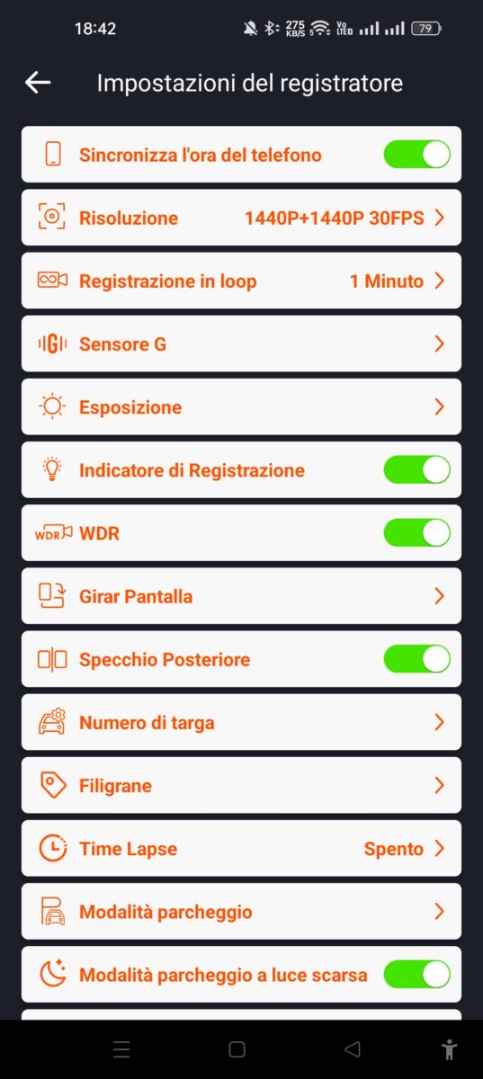 VANTRUE E2 app
