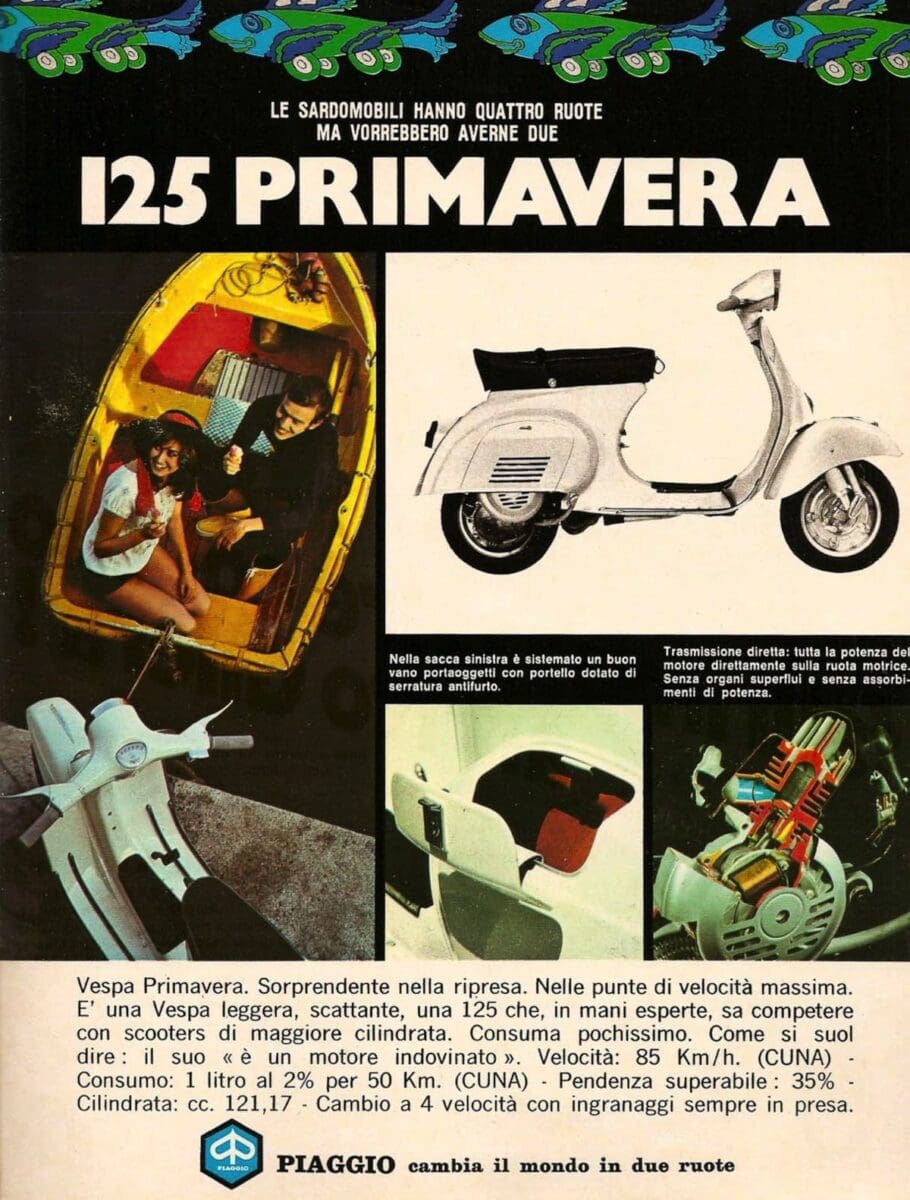 Vespa Piaggio ads 70