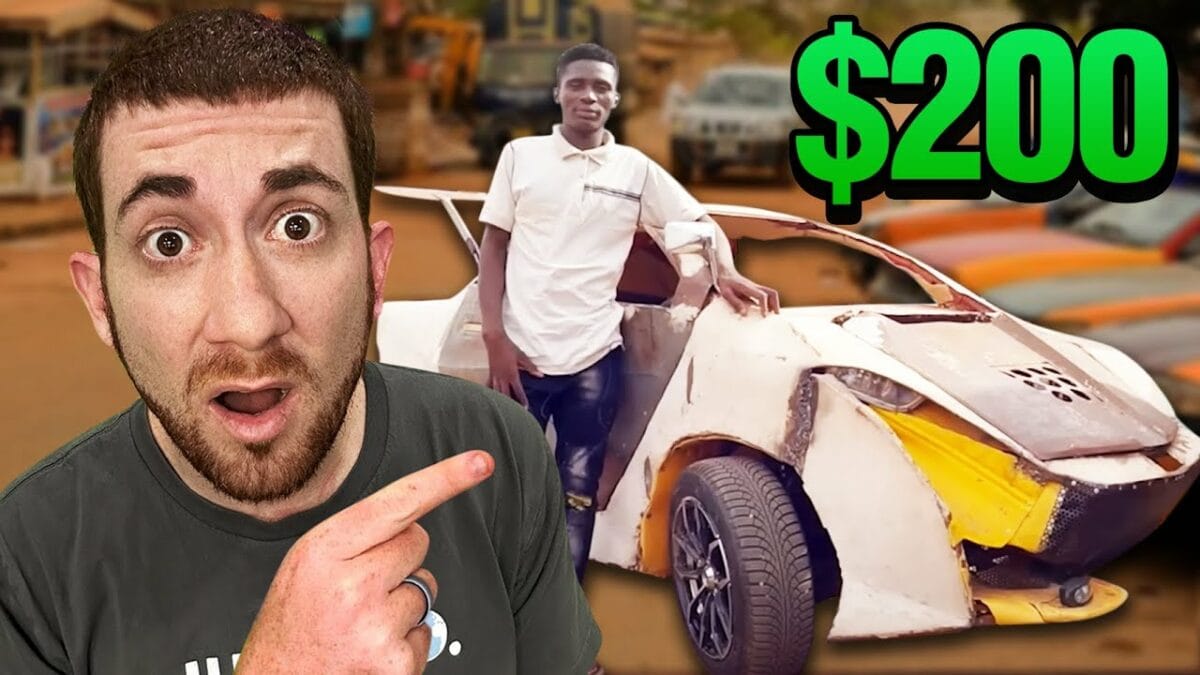 Photo of He builds a car for only $200