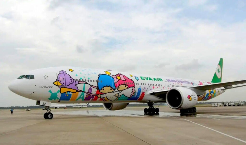 I voli Hello Kitty di Eva Air tornano operativi