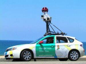 google maps car