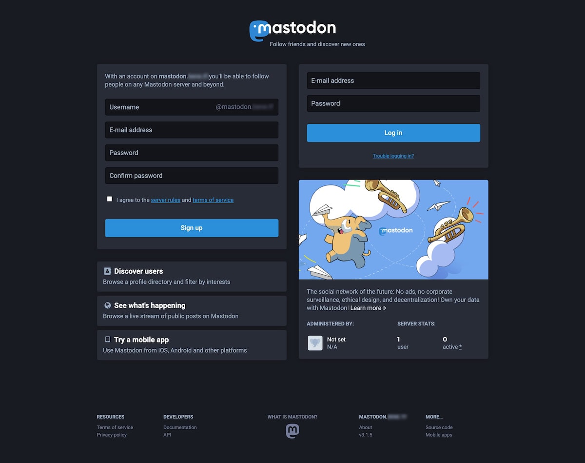 mastodon iscrizione