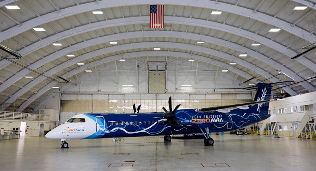 Alaska Airlines e ZeroAvia sviluppano il più grande aereo ad emissioni zero