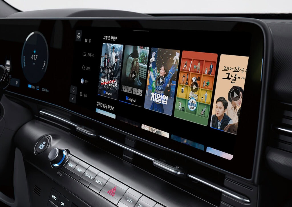 Su Hyundai e Kia cinema in streaming e podcast grazie all’aggiornamento software OTA