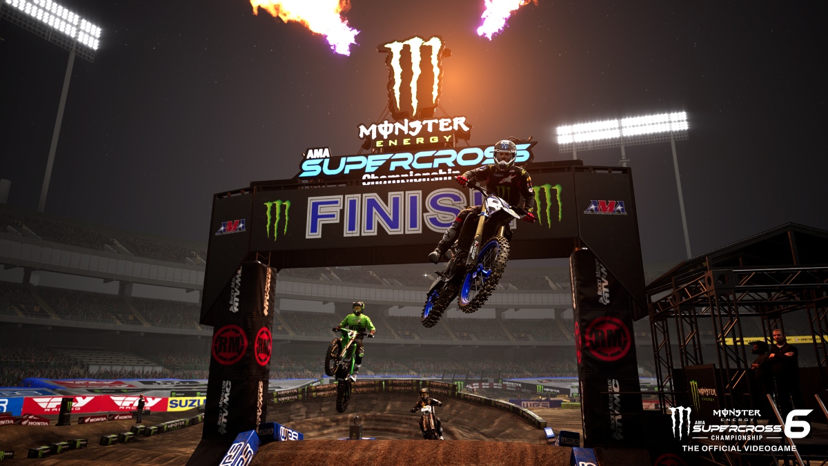 I played Monster Energy Supercross 6 as a total newbie and I enjoyed it too