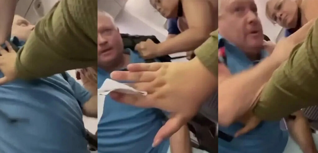 Decide di occupare posti in first class in aereo, scatena una rissa e viene arrestato e bannato a vita