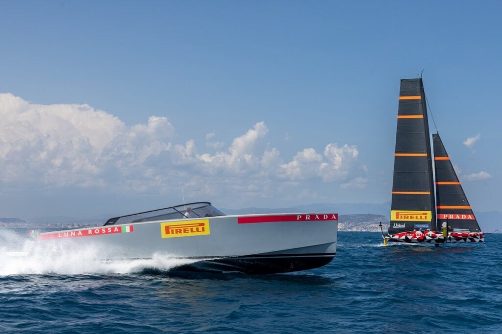 Cantiere del Pardo Luna Rossa Prada Pirelli: il fornitore ufficiale del team per l’America’s Cup 2024