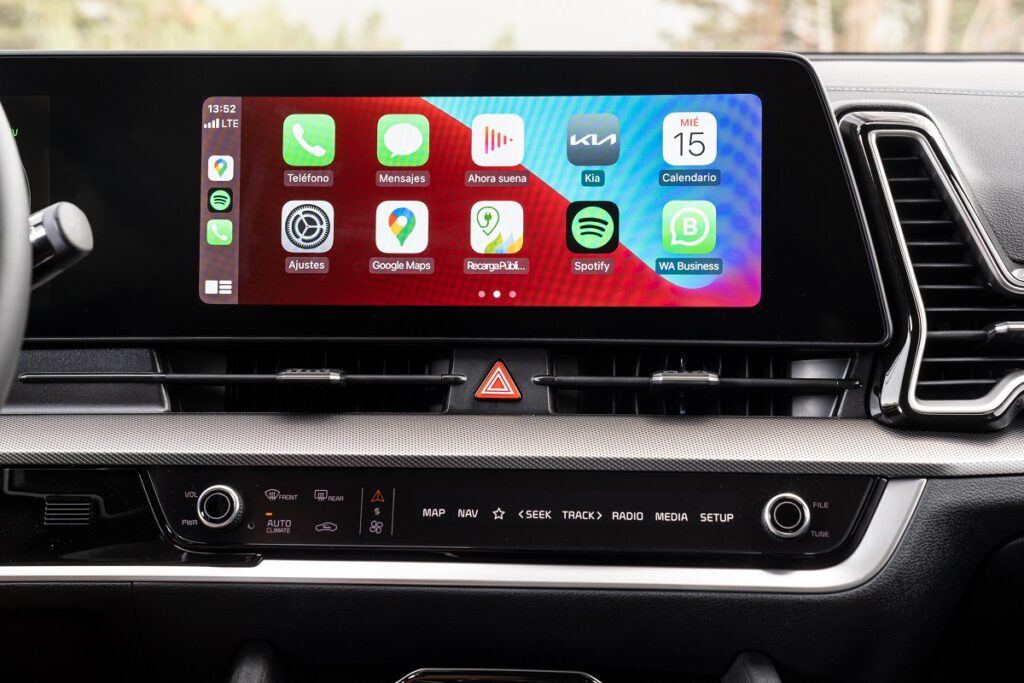 Sistema di infotainment Kia Sportage: tutto in uno schermo