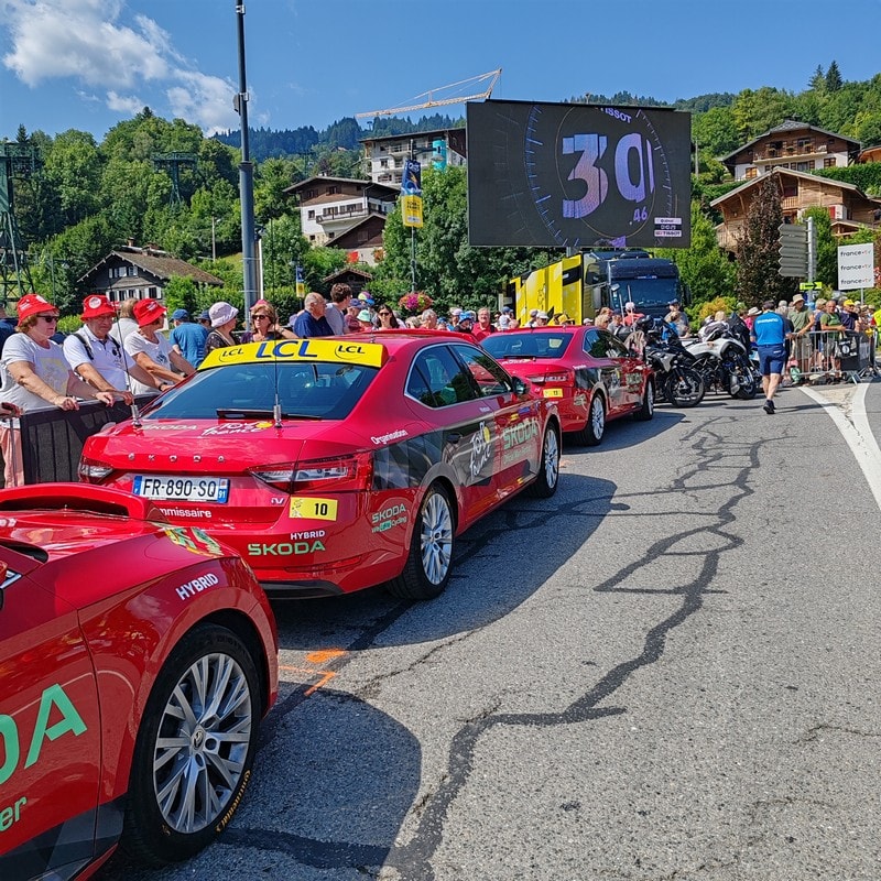 Auto giudici di gara Tour de France 2023