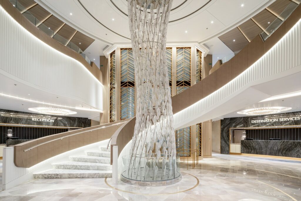Oceania Vista: l’interior design di lusso by Marine Interiors e Studio Dado