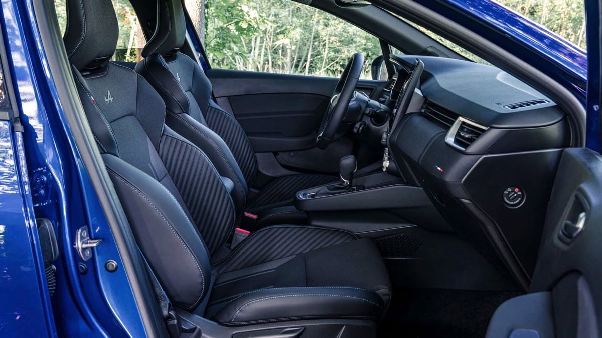 Sedili interni Renault Clio E-Tech Esprit Alpine
