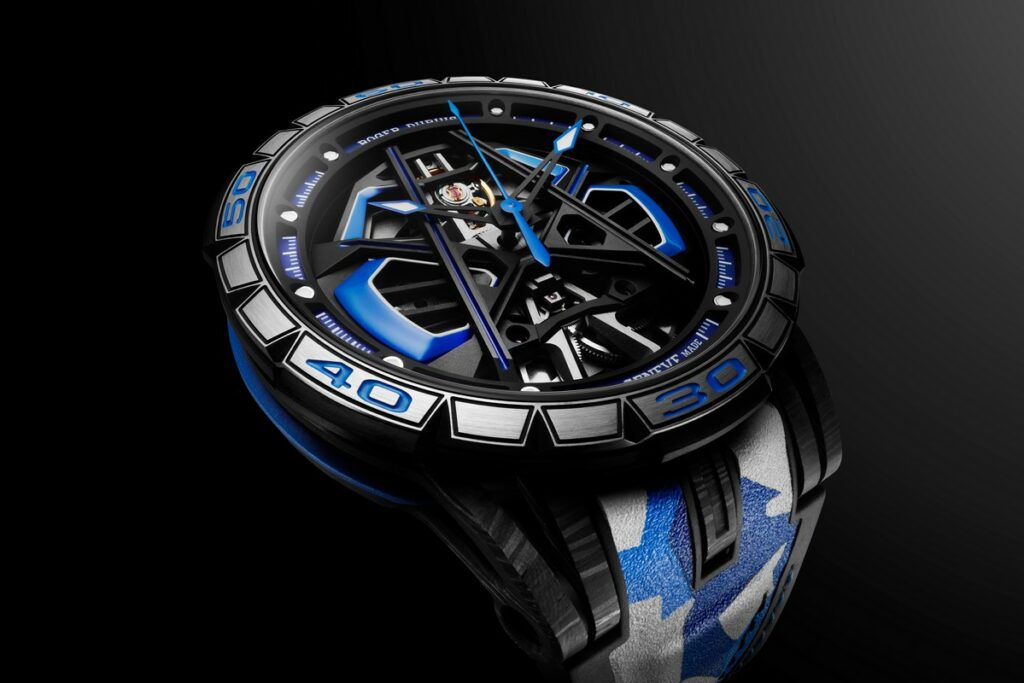 Roger Dubuis Excalibur Spider Huracán Sterrato: la nuova straordinaria versione blu