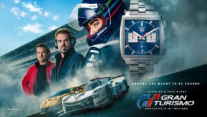 Orlando Bloom Gran Turismo Tag Heuer Monaco