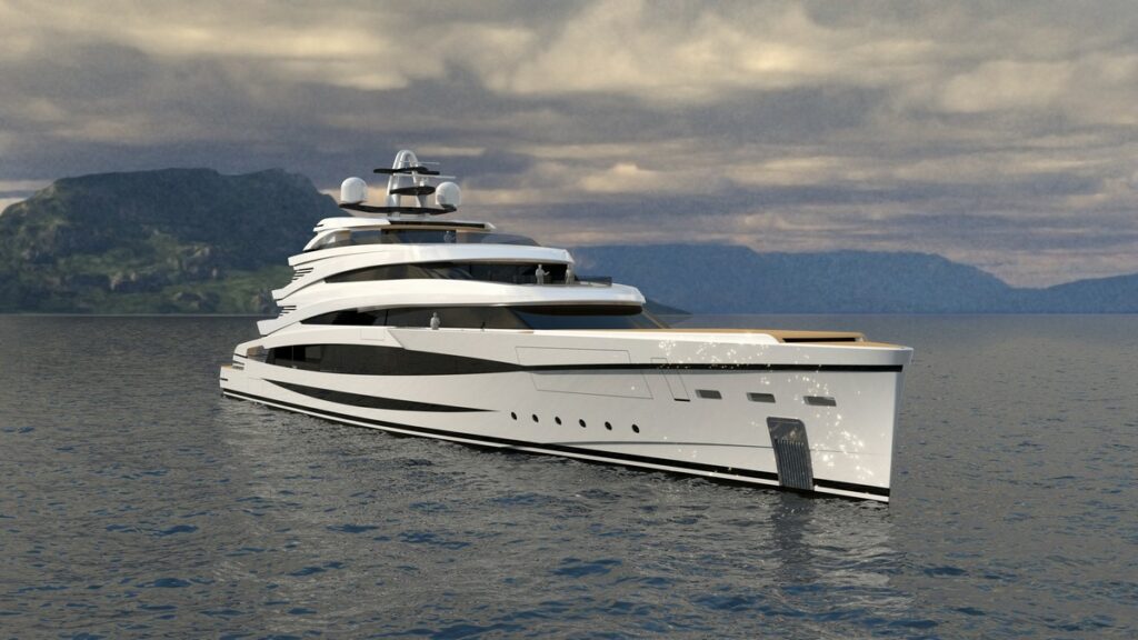 Tommaso Spadolini 90 metri: svelati i primi dettagli del nuovo superyacht sportivo