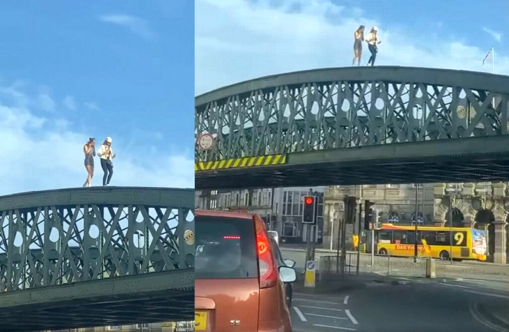 Si filmano mentre camminano su un ponte ferroviario per avere più followers