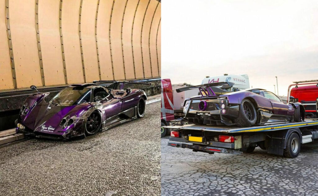 Distrutta la Pagani Zonda 760 LH di Lewis Hamilton da quasi 11 milioni di dollari