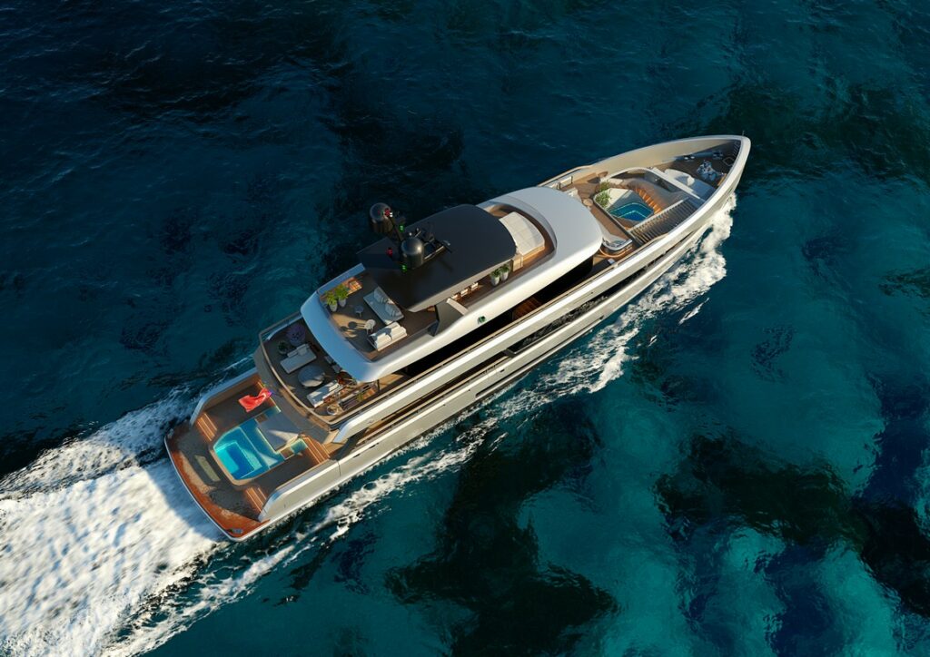 Sirena Superyachts 42M: il design nordico incontra l’atmosfera mediterranea