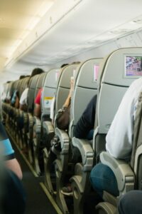 sedili passeggeri aereo