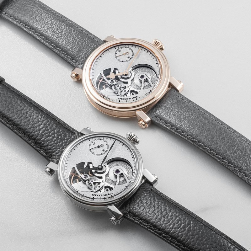 I nuovi segnatempo Speake Marin One & Two Openworked Sandblasted