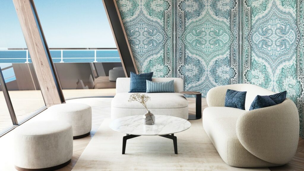 Tendenze interior design yacht: le carte da parati tecnicamente avanzate di WallPepper