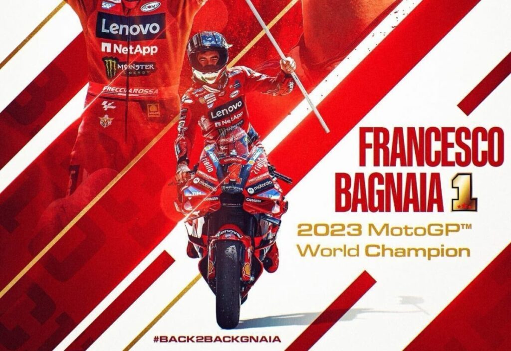 Classifica MotoGP 2023 finale: Bagnaia campione del mondo per la seconda volta!