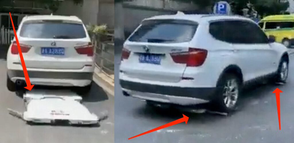Il robot cinese che risolve il problema delle auto in divieto di sosta