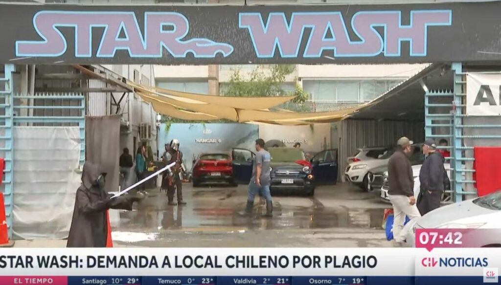 Lucasfilm fa causa ad un auto lavaggio Star Wach in Cile, ma non ditegli che c’è anche a Milano.