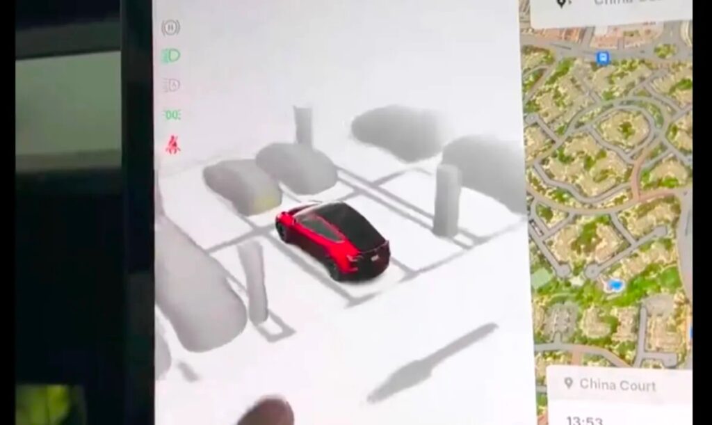Tesla svela il nuovo spettacolare assistente 3D per il parcheggio