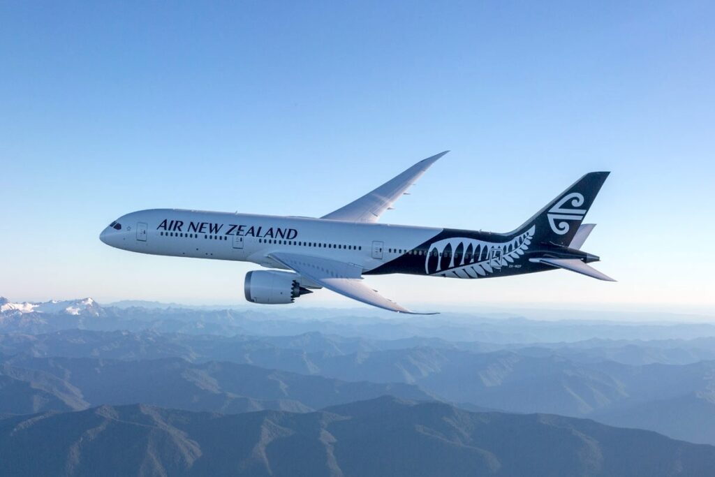 Air New Zealand è compagnia aerea più sicura al mondo del 2024