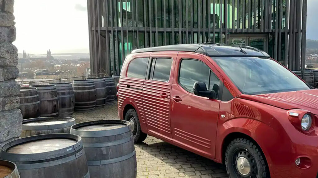 Arriva il mini-camper elettrico col fascino vintage della Citroën 2CV
