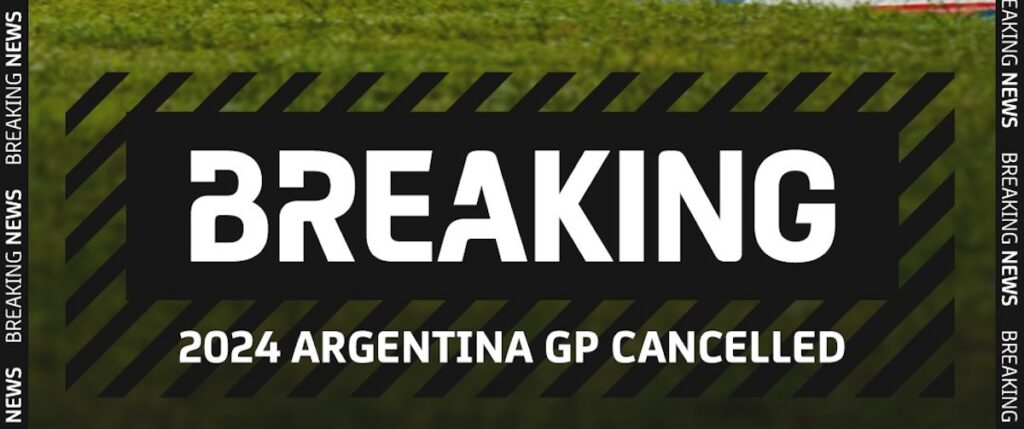 MotoGP Argentina annullato. Si contano i danni: 5 miliardi di pesos in fumo, 2.000 posti di lavoro persi