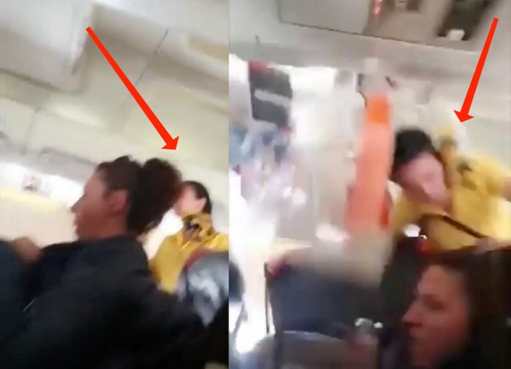 Una turbolenza catapulta la hostess in aria: passeggeri terrorizzati