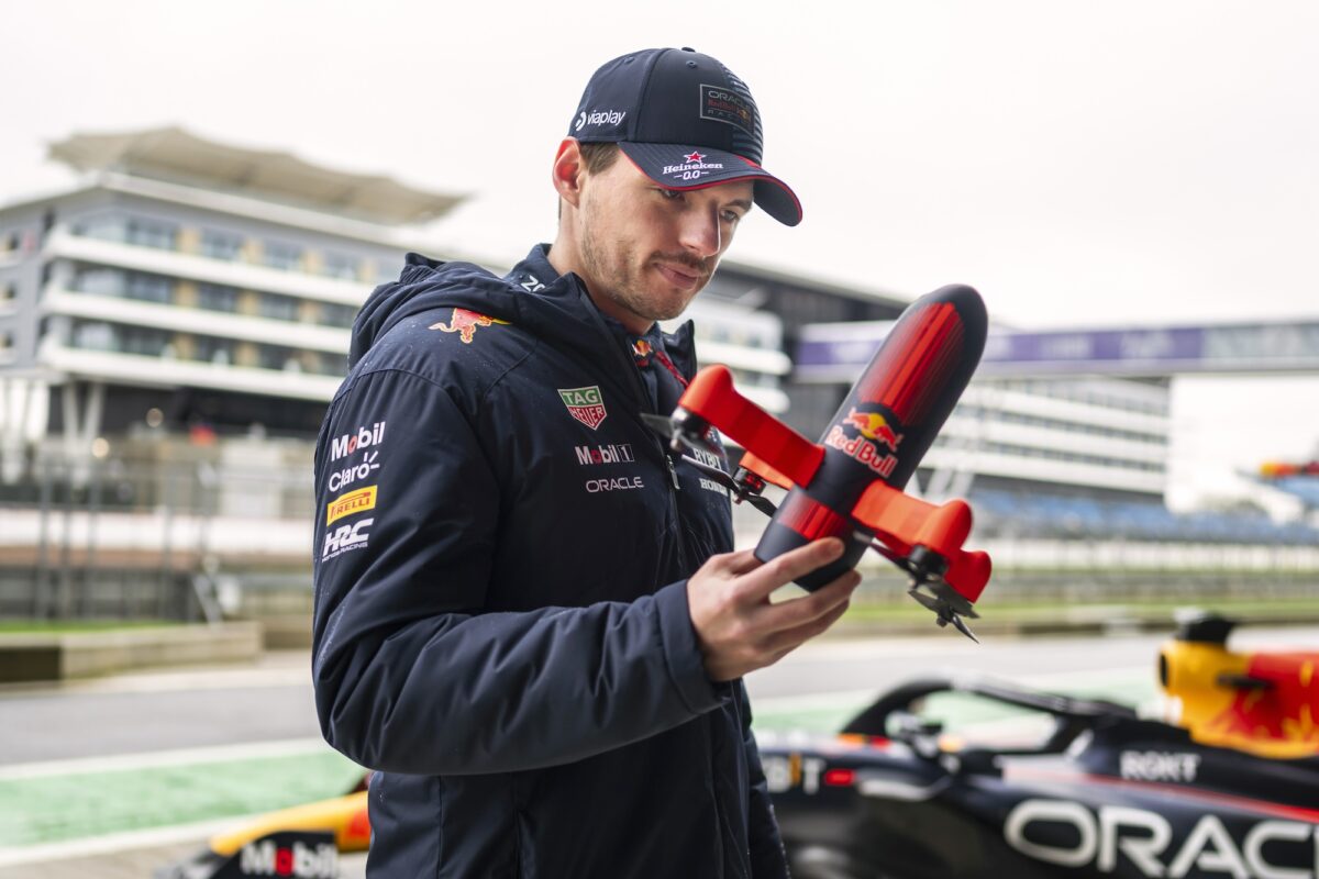 Max Verstappen and the Red Bull Drone