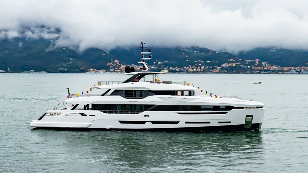 Baglietto Astera: varato il quinto yacht dislocante della linea DOM 133