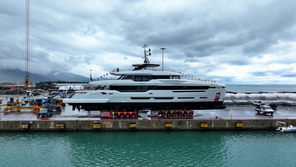 Baglietto Barbara Anne: varato il nuovo yacht DOM133