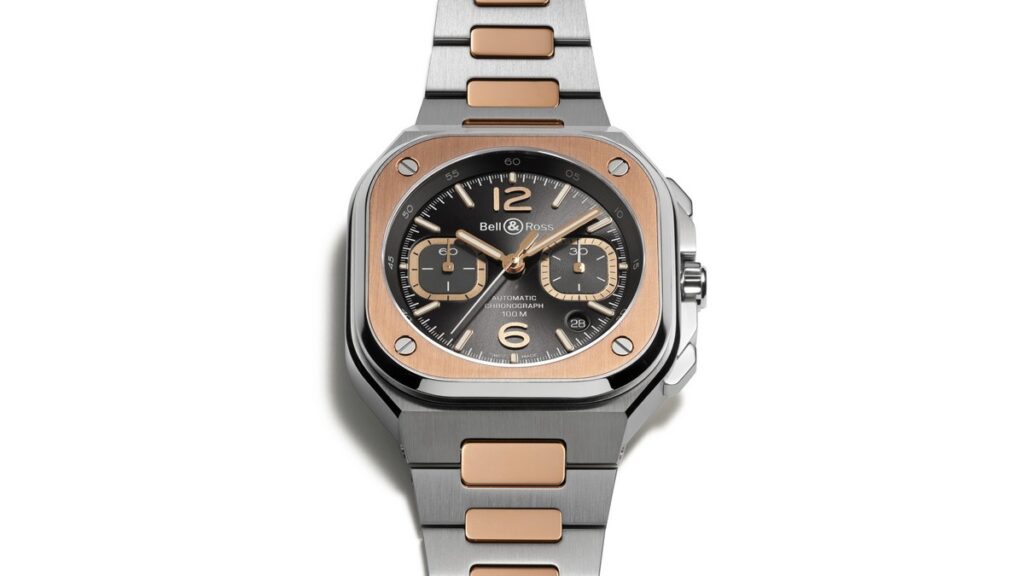 Bell & Ross BR 05 Chrono Grey Steel & Gold: il nuovo orologio bimateriale