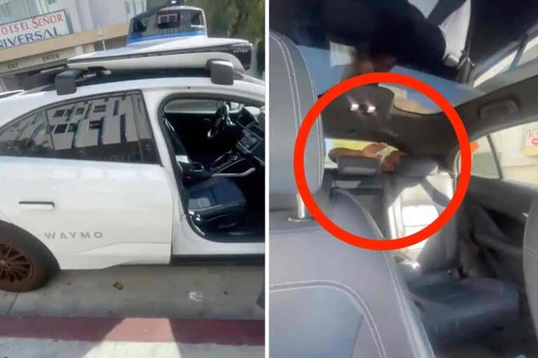 Sempre più bizzarro il mondo dei robotaxi: a Los Angeles chiama un Waymo, trova un uomo nel bagagliaio.