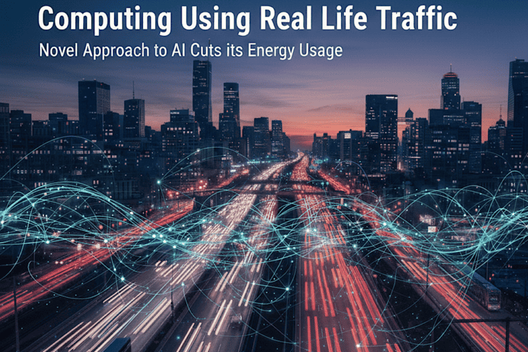 È possibile usare il traffico stradale come computer AI? Sì, con l’Harvested Reservoir Computing