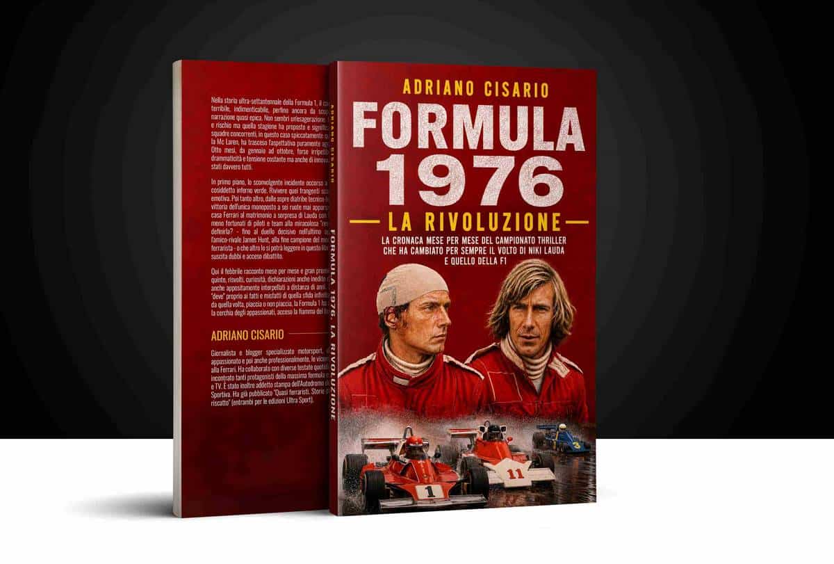 Copertina del libro Formula 1976 La rivoluzione di Adriano Cisario