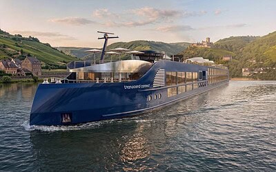 Transcend Connect: la nave fluviale da 135 metri ispirata agli yacht