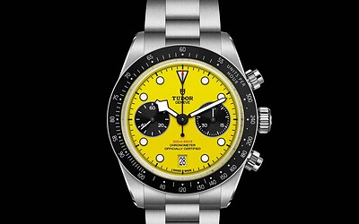 Tudor Black Bay Chrono 39 Bumblebee: il cronografo diventa più compatto e si veste di giallo
