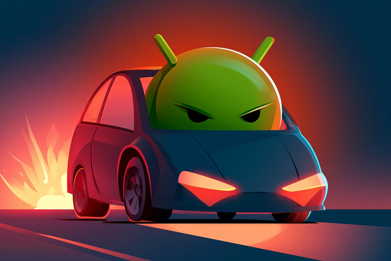 Dispositivo auto con schermo e connessione internet, con malware installato