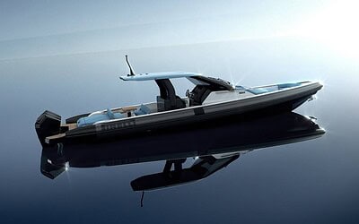 Pirelli 44 debutta a Cannes: tre V10 per il nuovo maxi-RIB